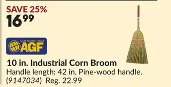 Princess Auto 10 in. Industrial Corn Broom offer