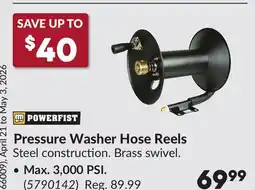 Princess Auto Pressure Washer Hose Reels Max. 3,000 PSI offer