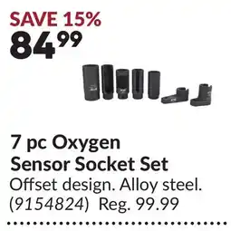 Princess Auto 7 pc Oxygen Sensor Socket Set offer