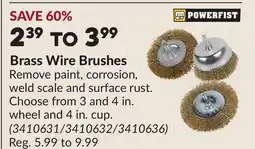 Princess Auto Brass Wire Brushes offer