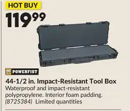 Princess Auto 44-1/2 in. Impact-Resistant Tool Box offer