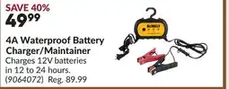 Princess Auto 4A Waterproof Battery Charger/Maintainer offer