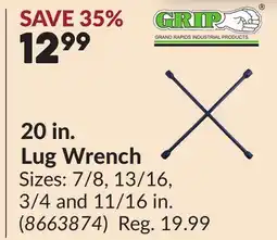 Princess Auto 20 in. Lug Wrench offer