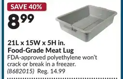 Princess Auto 21L x 15W x 5H in. Food-Grade Meat Lug offer