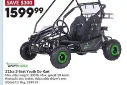 Princess Auto 212cc 2-Seat Youth Go-Kart offer