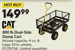 Princess Auto 800 lb Dual-Side Dump Cart offer