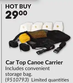 Princess Auto Car Top Canoe Carrier offer