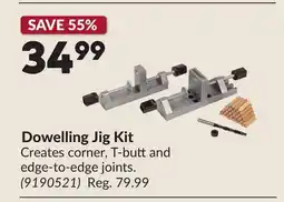 Princess Auto Dowelling Jig Kit offer