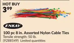 Princess Auto 100 pc 8 in. Assorted Nylon Cable Ties offer