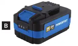 Princess Auto 20V Li-on Batteries offer