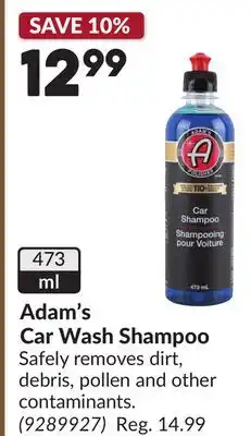 Princess Auto Adam's Car Wash Shampoo offer