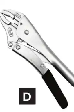 Princess Auto 7 in. Fast Curved-Jaw with Knurled Teeth Locking Pliers offer