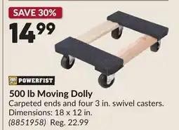 Princess Auto 500 lb Moving Dolly offer