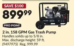 Princess Auto 2 in. 158 GPM Gas Trash Pump offer