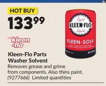 Princess Auto Parts Washer Solvent offer