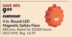Princess Auto 4 in. Round LED Magnetic Safety Flare offer