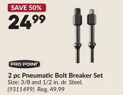 Princess Auto 2 pc Pneumatic Bolt Breaker Set offer