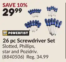 Princess Auto 26 pc Screwdriver Set offer