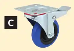 Princess Auto 4 in. Thermoplastic-Rubber Caster Swivel with Brake offer