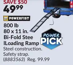 Princess Auto 800 lb 80 x 11 in. Bi-Fold Steel Loading Ramp offer