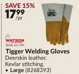 Princess Auto Tigger Welding Gloves, Large offer