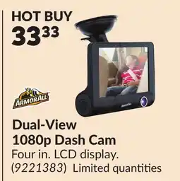 Princess Auto Dual-View 1080p Dash Cam offer