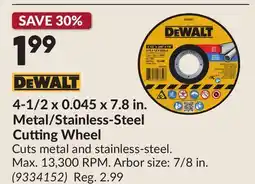 Princess Auto 4-1/2 x 0.045 x 7.8 in. Metal/Stainless-Steel Cutting Wheel offer