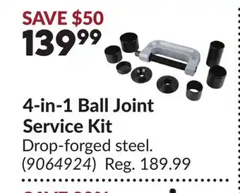 Princess Auto 4-in-1 Ball Joint Service Kit offer