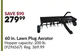 Princess Auto 60 in. Lawn Plug Aerator offer