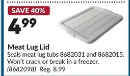 Princess Auto Meat Lug Lid offer