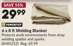 Princess Auto 6 x 8 ft Welding Blanket offer