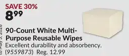 Princess Auto 90-Count White Multi- Purpose Reusable Wipes offer