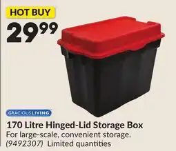 Princess Auto 170 Litre Hinged-Lid Storage Box offer