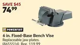 Princess Auto 6 in. Fixed-Base Bench Vise offer