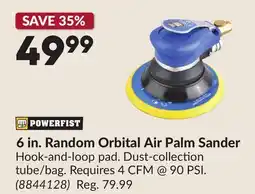 Princess Auto 6 in. Random Orbital Air Palm Sander offer