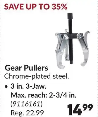 Princess Auto Gear Pullers offer