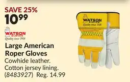Princess Auto Large American Roper Gloves offer