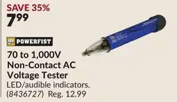 Princess Auto 70 to 1,000V Non-Contact AC offer