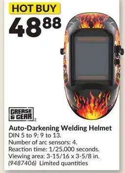 Princess Auto Auto-Darkening Welding Helmet offer