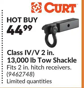 Princess Auto Class IV/V 2 in. 13,000 lb Tow Shackle offer