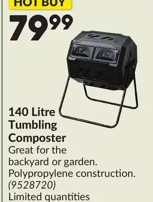 Princess Auto 140 Litre Tumbling Composter offer