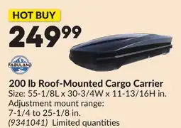 Princess Auto 200 lb Roof-Mounted Cargo Carrier offer