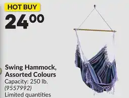 Princess Auto Swing Hammock, Assorted Colours offer