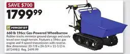 Princess Auto 660 lb 196cc Gas-Powered Wheelbarrow offer