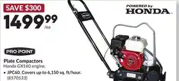 Princess Auto Plate Compactors, JPC60. Covers up to 6,150 sq. ft/hour offer
