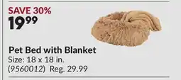 Princess Auto Pet Bed with Blanket offer