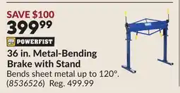 Princess Auto 36 in. Metal-Bending Brake with Stand offer