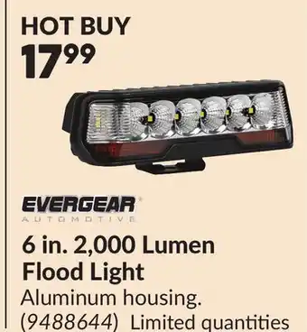 Princess Auto 6 in. 2,000 Lumen Flood Light offer