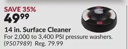 Princess Auto 14 in. Surface Cleaner offer