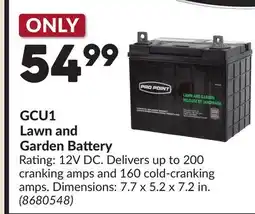 Princess Auto GCU1 Lawn and Garden Battery offer